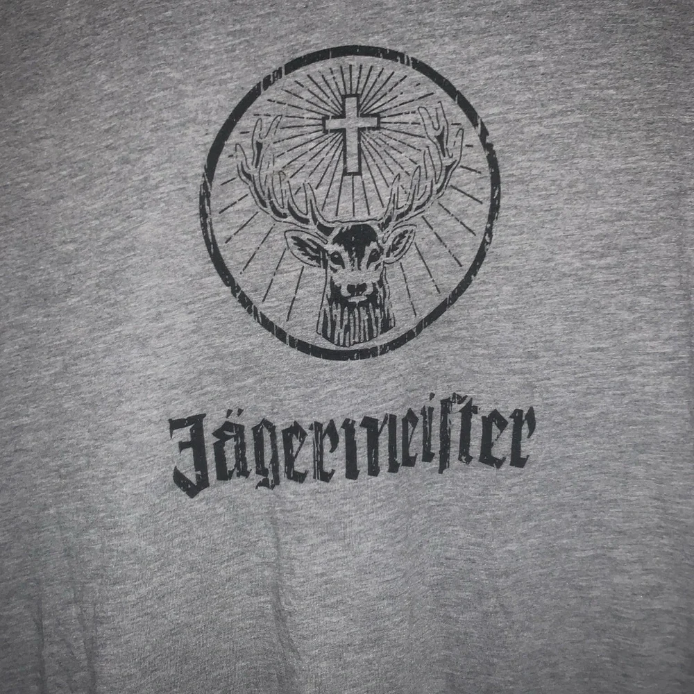 Classic Jagermeister Single-sided graphic T-shirt. Semi-distressed graphics. - Picture 2 of 4